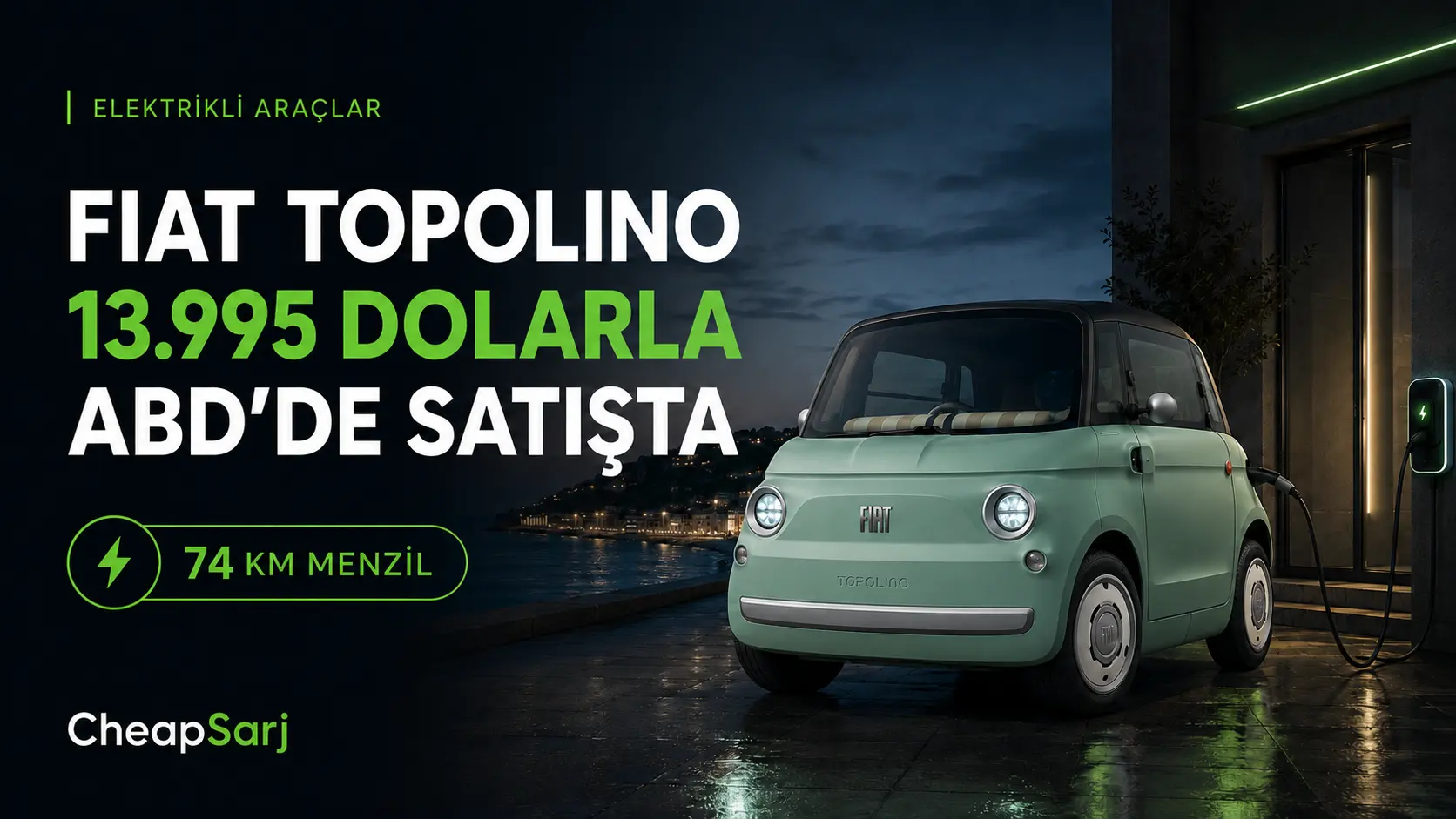 Fiat Topolino 13.995 Dolardan ABD’de Satışa Çıktı: Şehir İçi Ulaşımda Mikro EV Hamlesi
