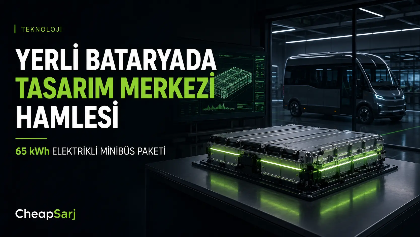 ASPİLSAN'dan Yerli Elektrikli Araç Bataryası Hamlesi: 65 kWh Minibüs Paketi Geliştiriliyor