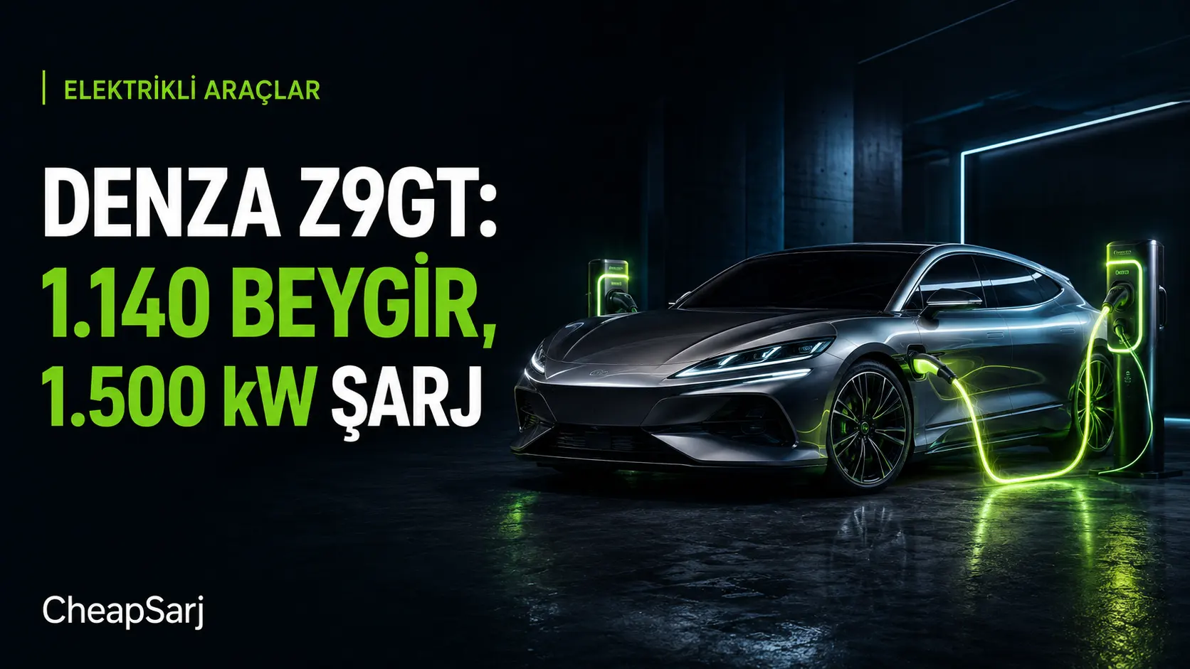 Denza Z9GT 1.140 Beygir ve 1.500 kW Şarj Desteğiyle İngiltere'de