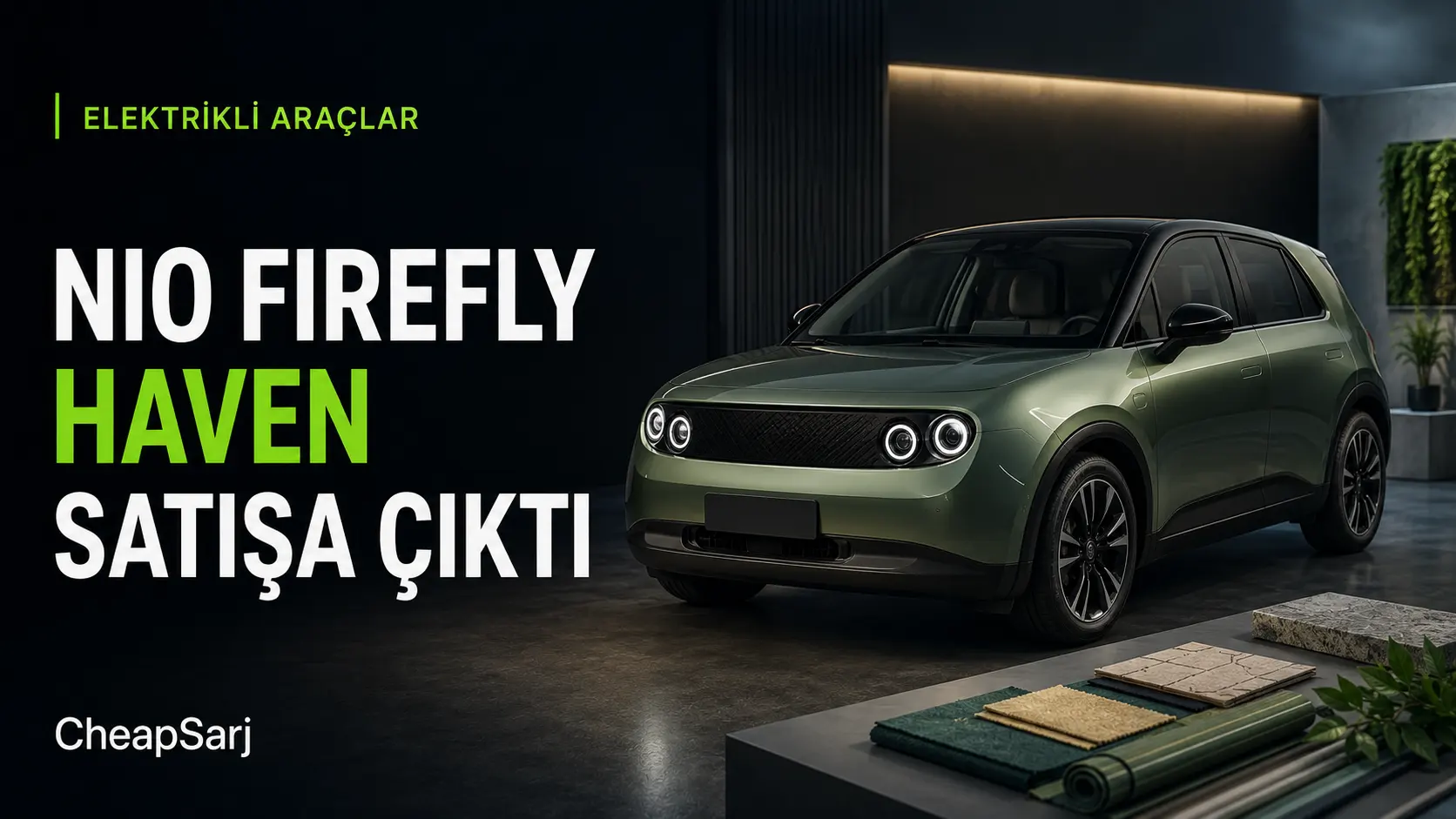 NIO firefly Haven Tasarım Odaklı Yeni Elektrikli Otomobil Olarak Satışta