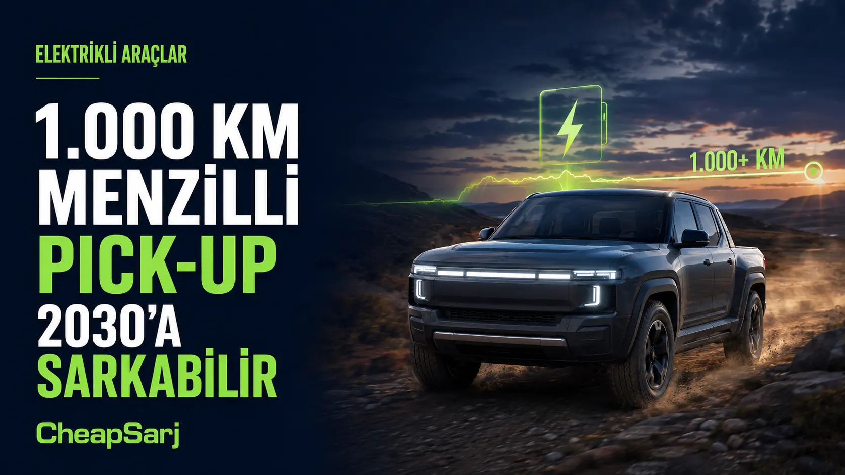 Hyundai'ın 1.000 Kilometre Üzeri Menzilli Pick-up Planı 2030'a Sarkabilir
