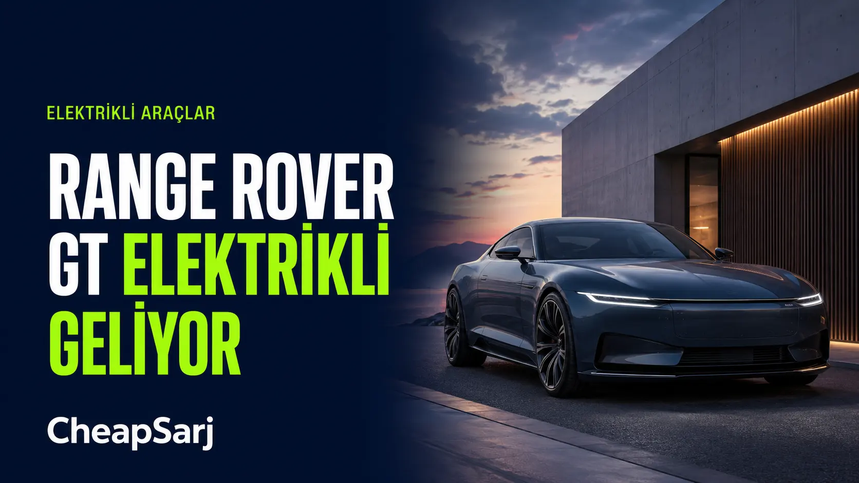Range Rover GT, Markanın İlk EMA Tabanlı Elektrikli Modeli Olacak