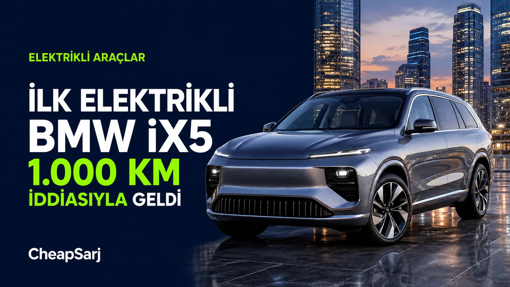 İlk Elektrikli BMW iX5, Çin’e Özel Uzun Aksla Tanıtıldı