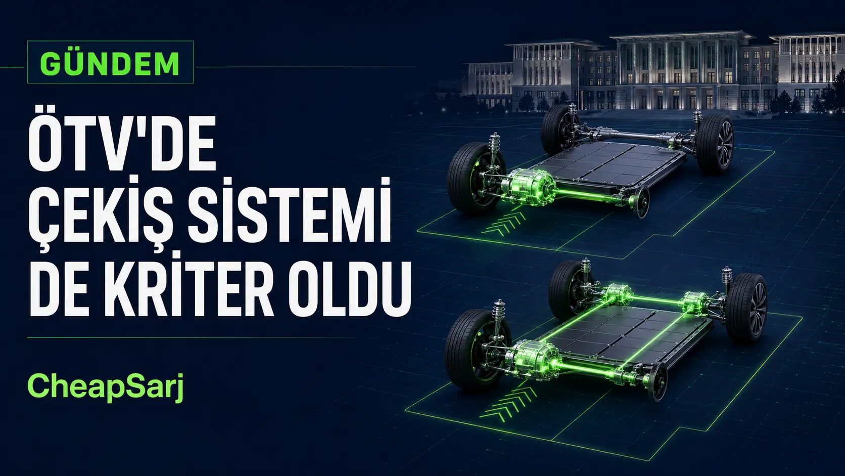 Otomobil ÖTV’sinde Çekiş Sistemi de Vergi Kriteri Oldu