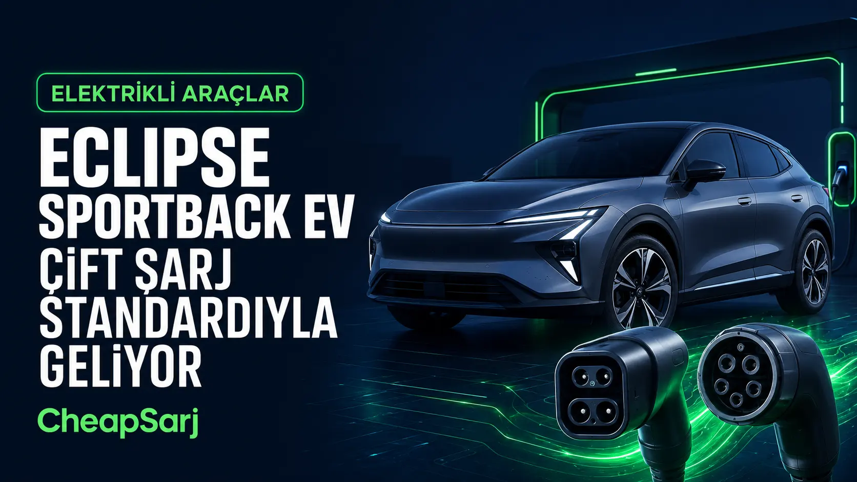 Mitsubishi Eclipse Sportback EV, İki Şarj Standardını Birlikte Kullanacak