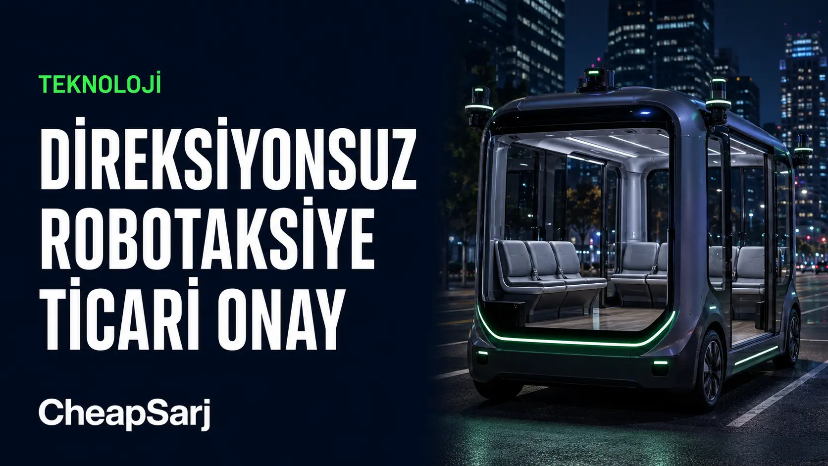 Zoox’un Direksiyonsuz Robotaksilerine Ticari Onay
