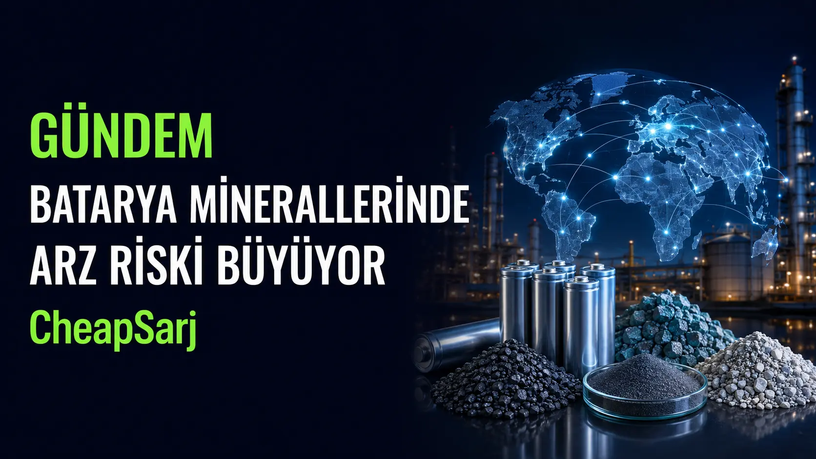 Batarya Minerallerinde Arz Yoğunlaşması Yeni Bir Risk Eşiğine Ulaştı