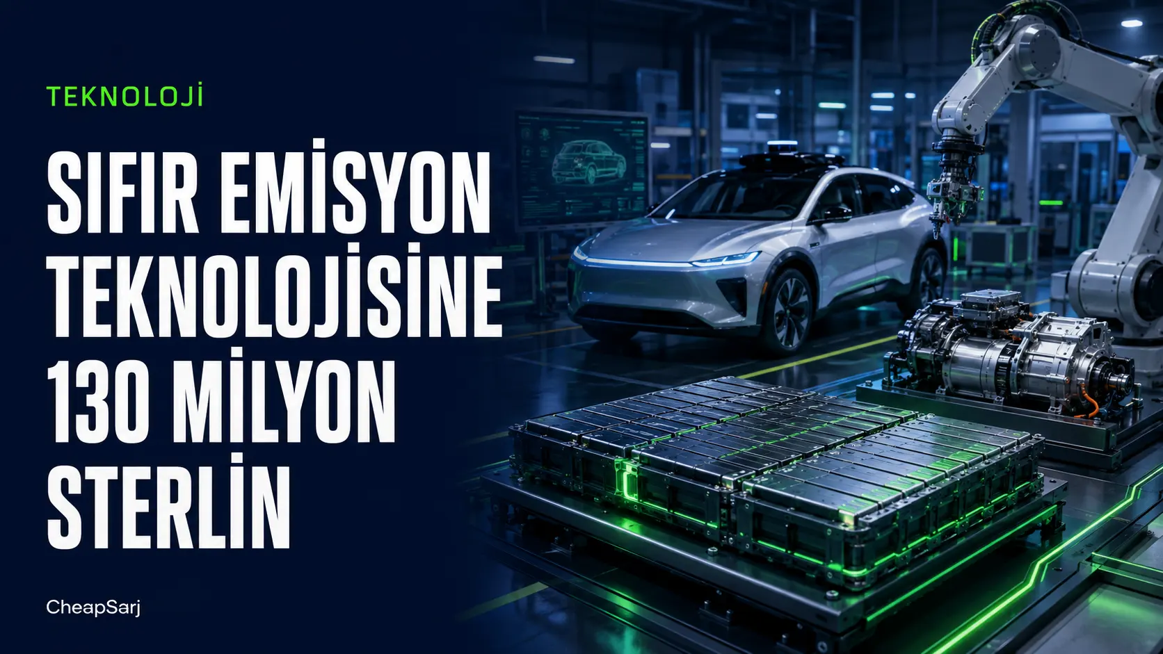 İngiltere Sıfır Emisyonlu Araç Teknolojilerine 130 Milyon Sterlin Ayırdı