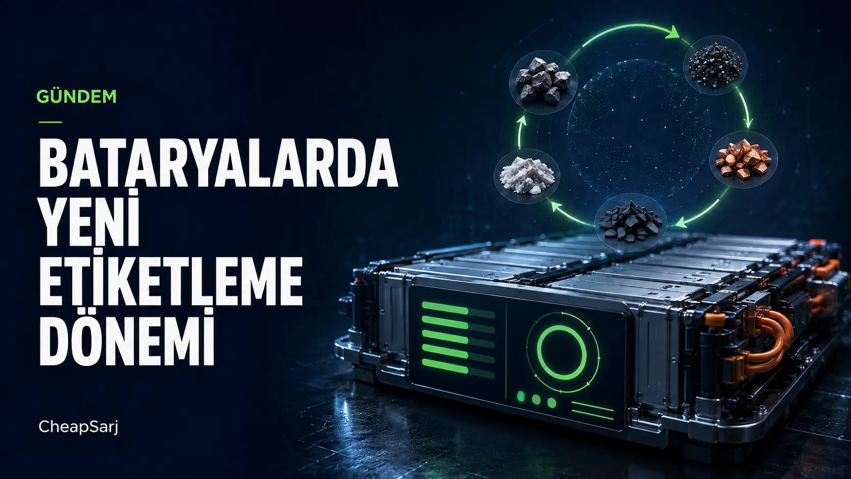 AB'de Elektrikli Araç Bataryaları İçin Yeni Etiketleme Dönemi Başlıyor