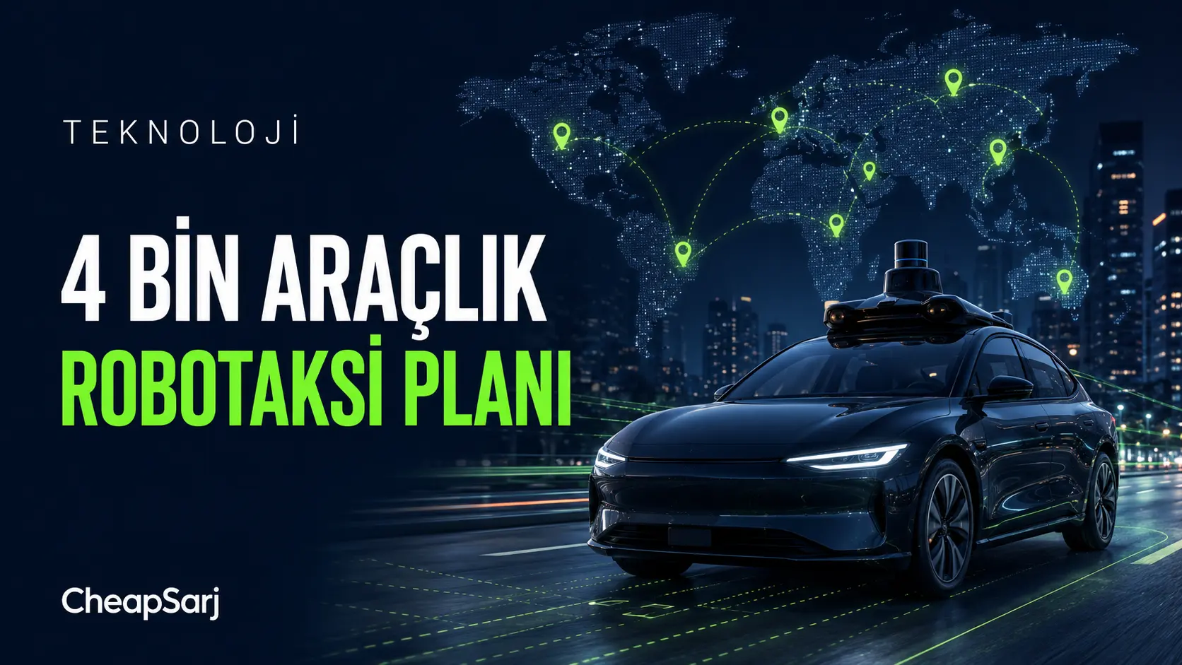 Pony.ai'nin 4 Bin Araçlık Robotaksi Planı