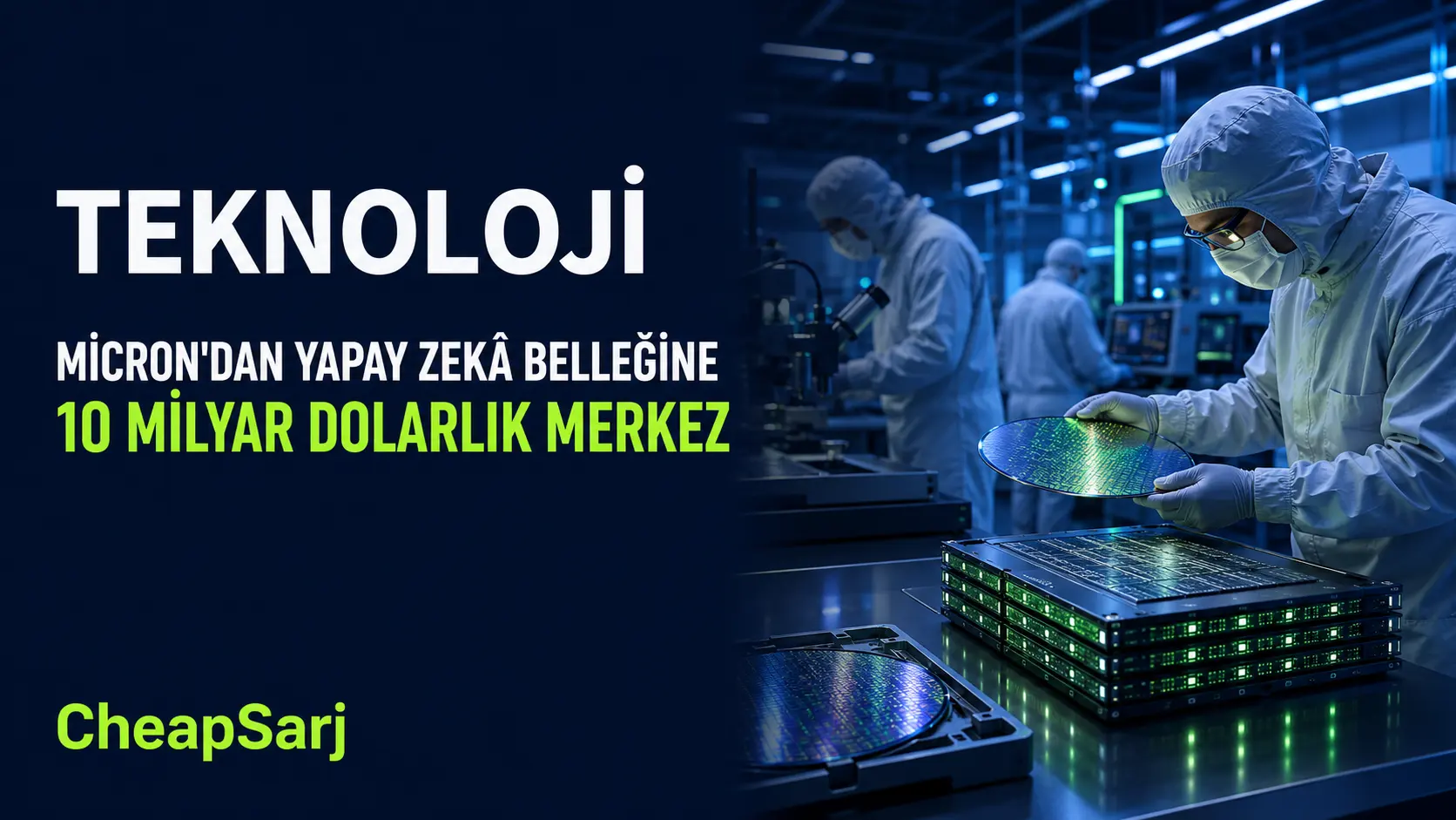 Micron Yapay Zekâ Belleği İçin 10 Milyar Dolarlık Araştırma Merkezi Kuruyor