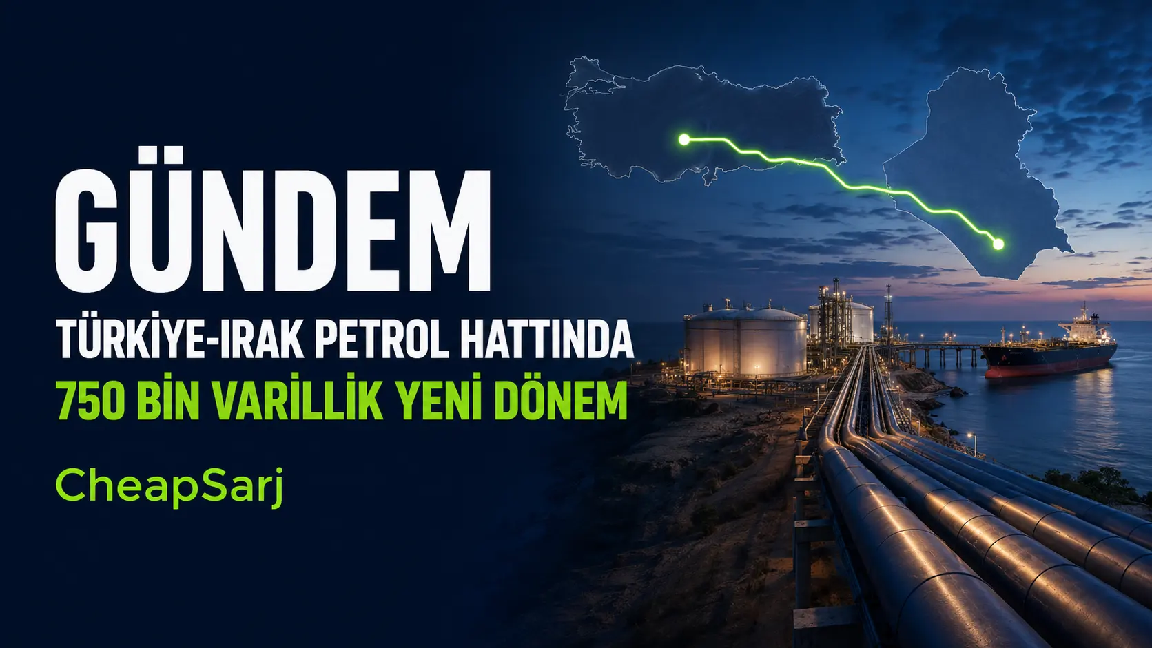 Türkiye-Irak Petrol Hattında Günlük 750 Bin Varillik Yeni Dönem