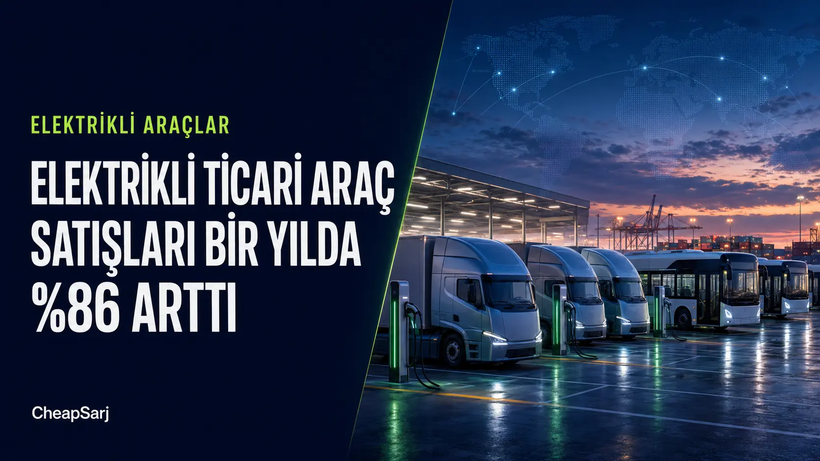 Elektrikli Kamyon ve Otobüs Satışları Bir Yılda Yüzde 86 Arttı