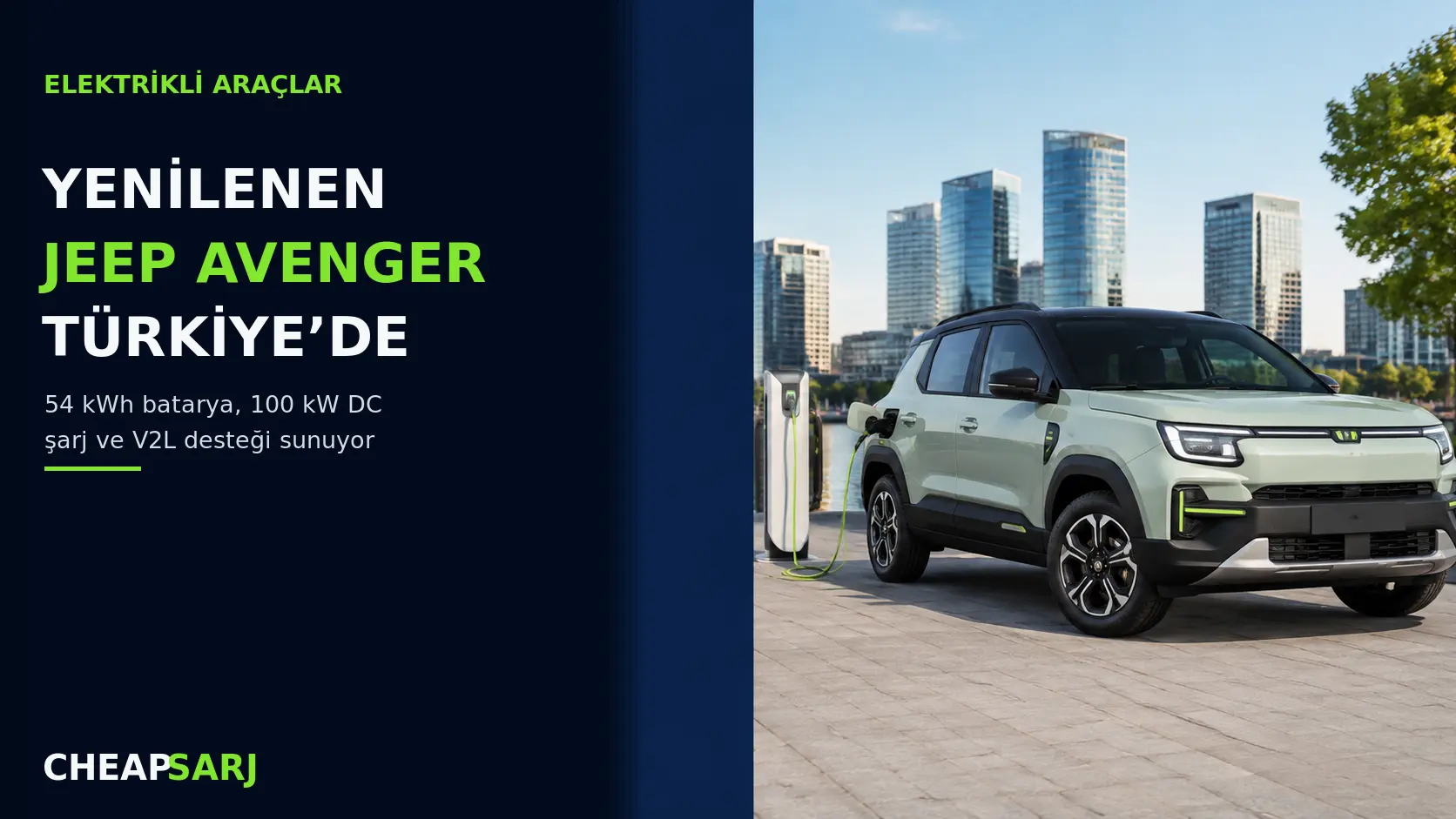 Yenilenen Elektrikli Jeep Avenger Türkiye'de Satışa Çıktı
