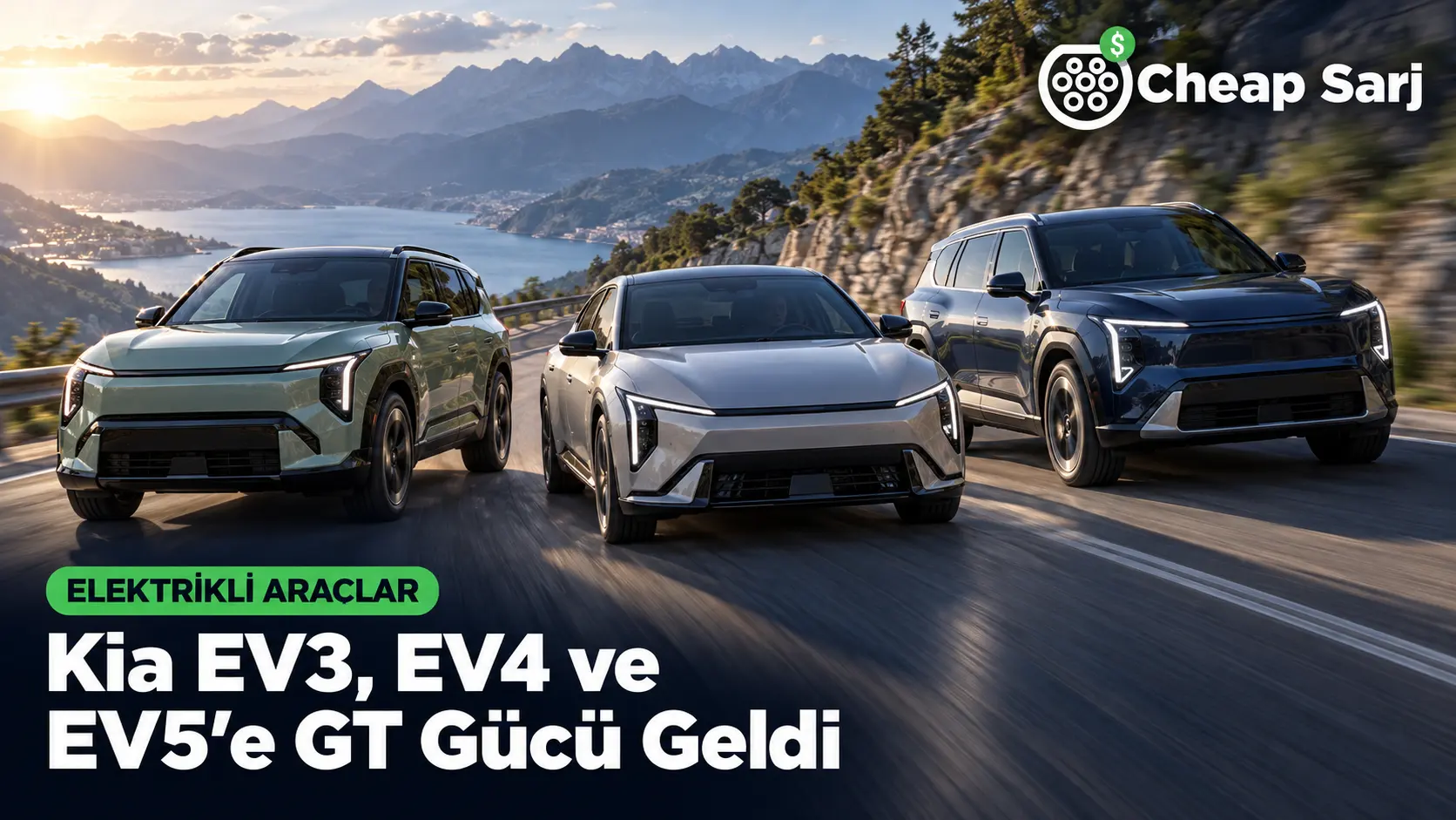 Kia EV3, EV4 ve EV5'e GT Gücü Geldi