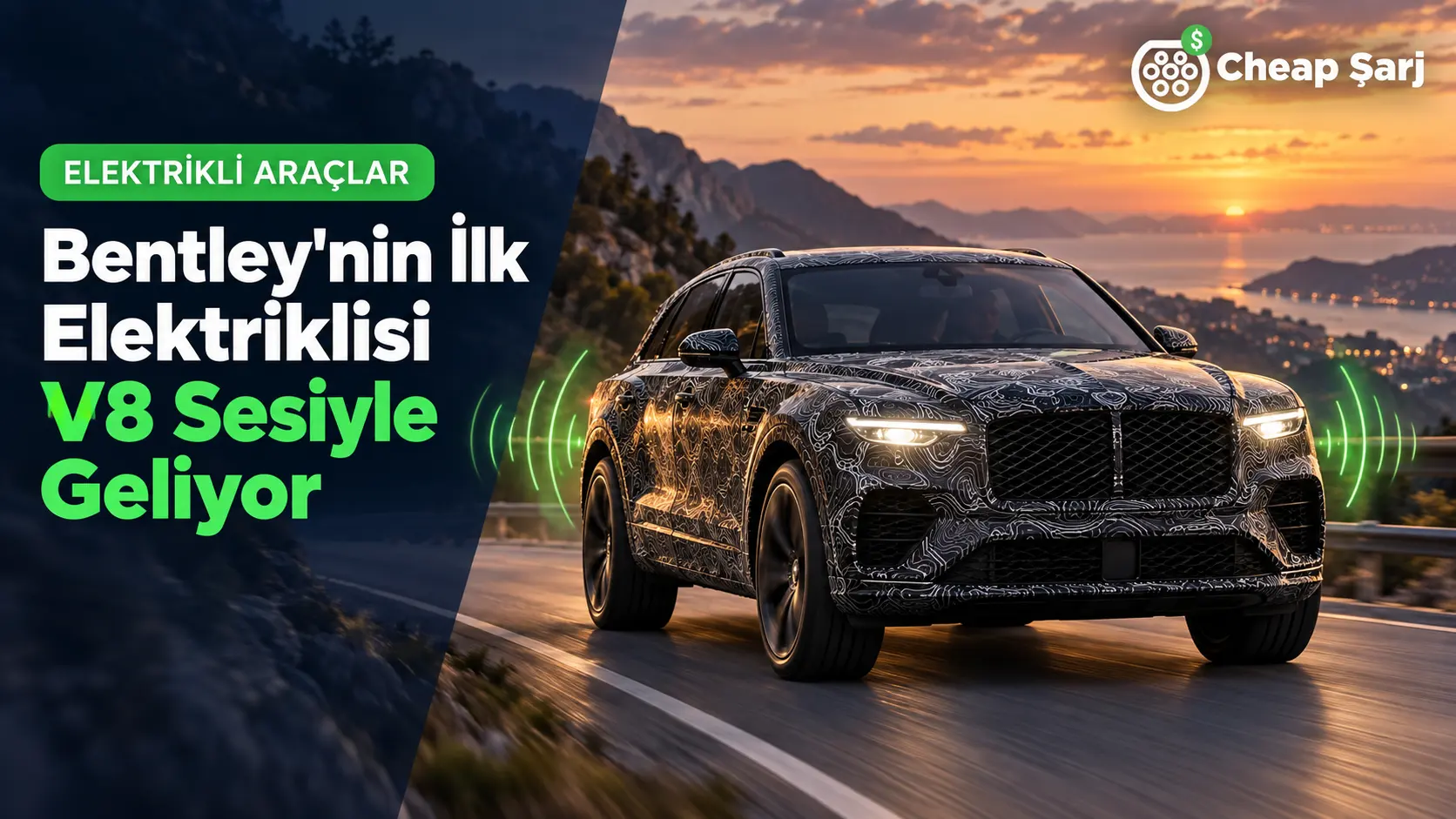 Bentley'nin İlk Elektriklisi V8 Sesiyle Geliyor