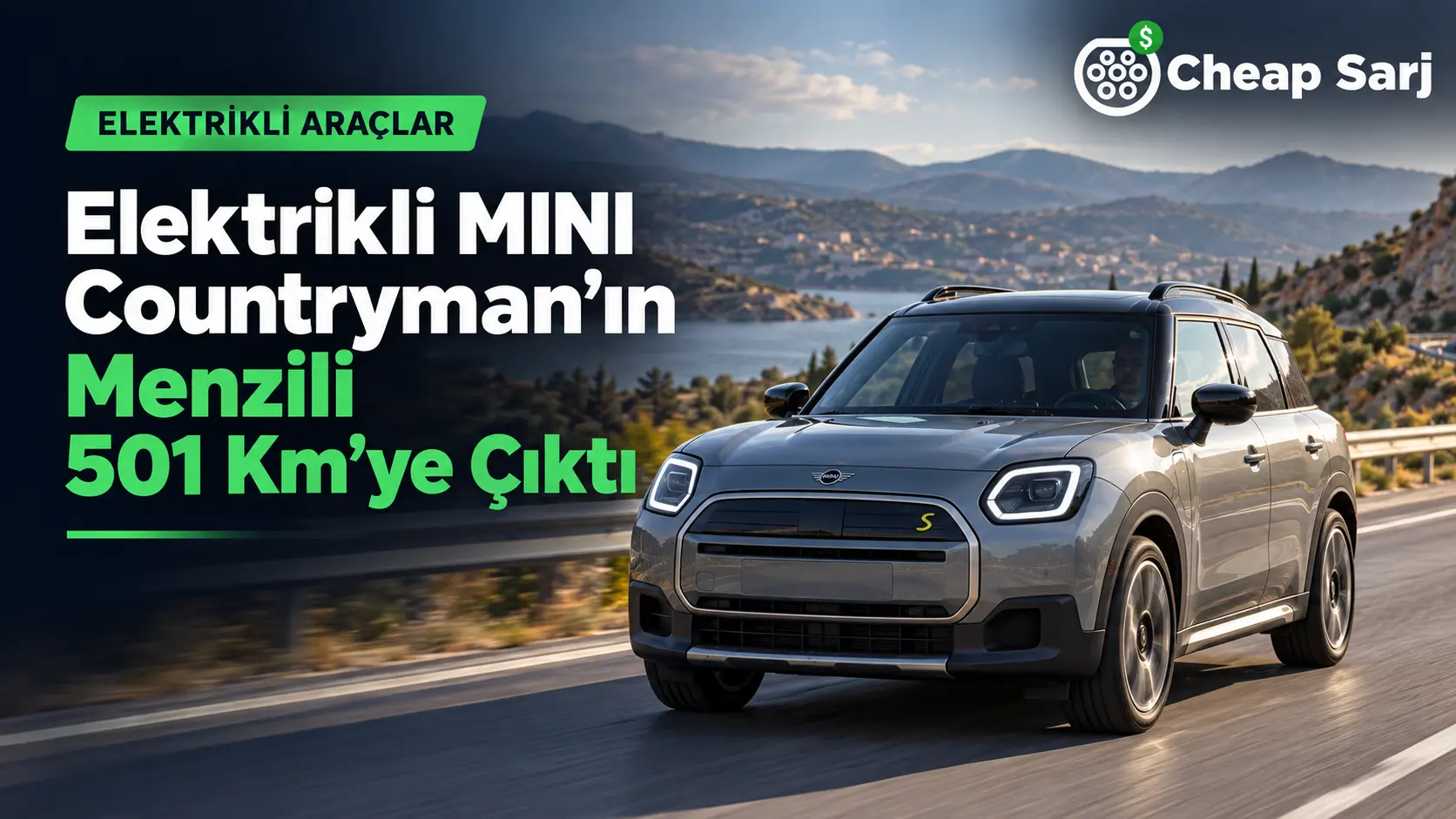 Elektrikli MINI Countryman'ın Menzili 501 Km'ye Çıktı