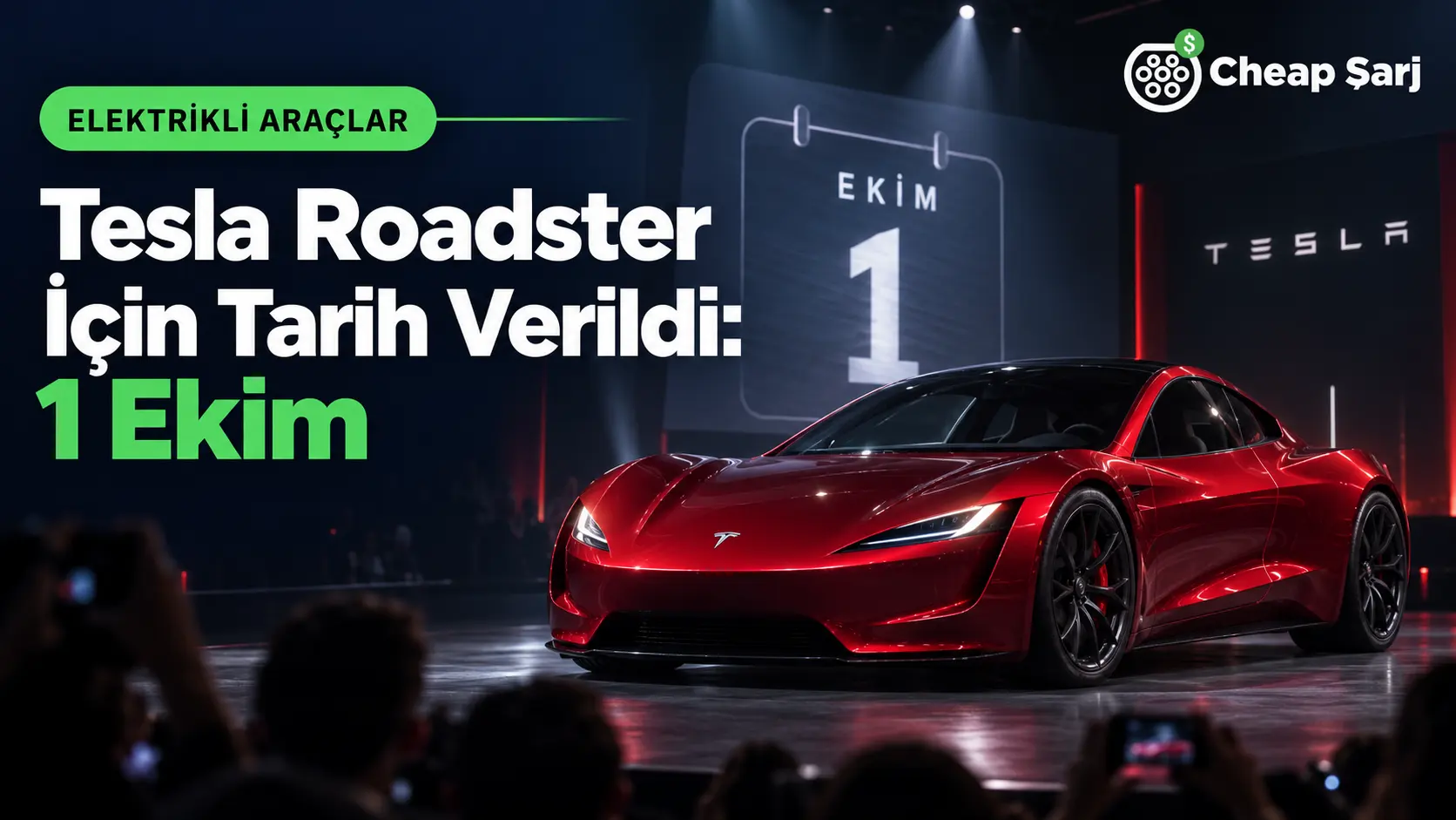 Tesla Roadster İçin Tarih Verildi: 1 Ekim