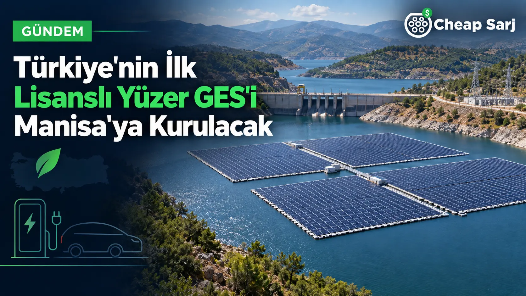 Türkiye'nin İlk Lisanslı Yüzer GES'i Manisa'ya Kurulacak