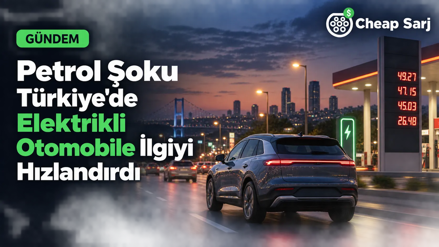 Petrol Şoku Türkiye'de Elektrikli Otomobile İlgiyi Hızlandırdı